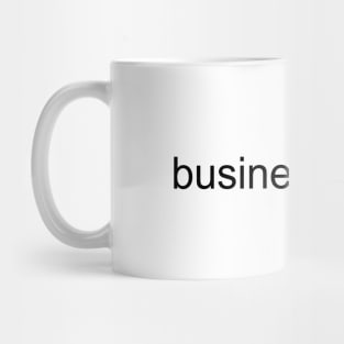 Verified Businessman (Black Text) Mug